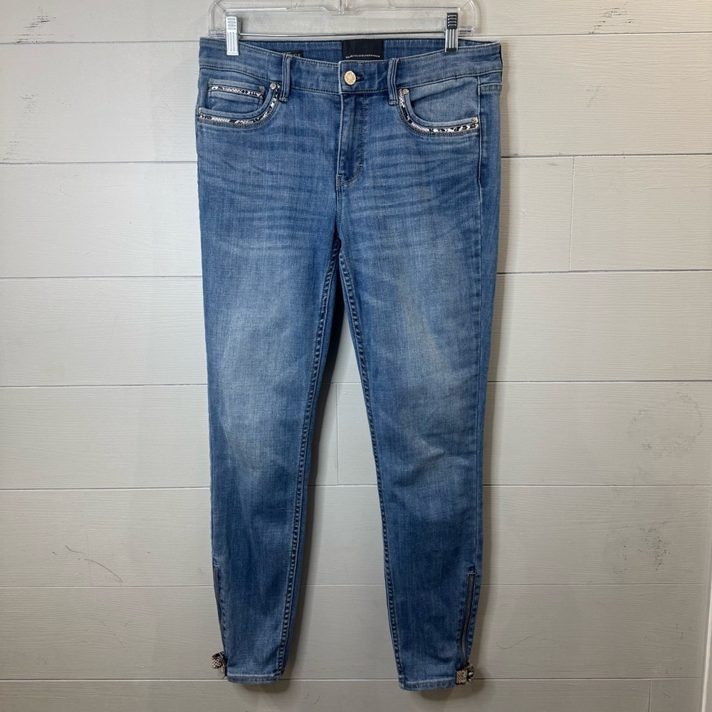 White House Black Market | Mid Rise Skinny Ankle Every Day Soft Jeans Size 6